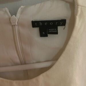 Theory white dress